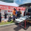 유준숙 당대표가 무기한 단식 중  저혈당쇼크와 탈수증세를 보여  병원으로 이송