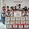 광주 석사명성태권도, 원생들과 라면 260개 광주시 능평동에 기탁