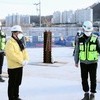 김정식 미추홀구청장,HDC현대산업개발 건설현장 긴급 안전점검